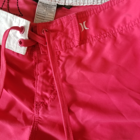 Pink Hurley Board Shorts Size 7 Swim Shorts Surf - Picture 4 of 5